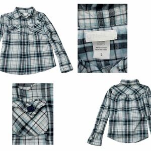 O’Neill Youth Plaid Button Down Shirt – Size Large